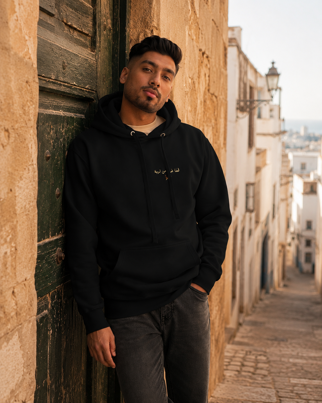 Hoodie - “Hna Khir Men L’hih”